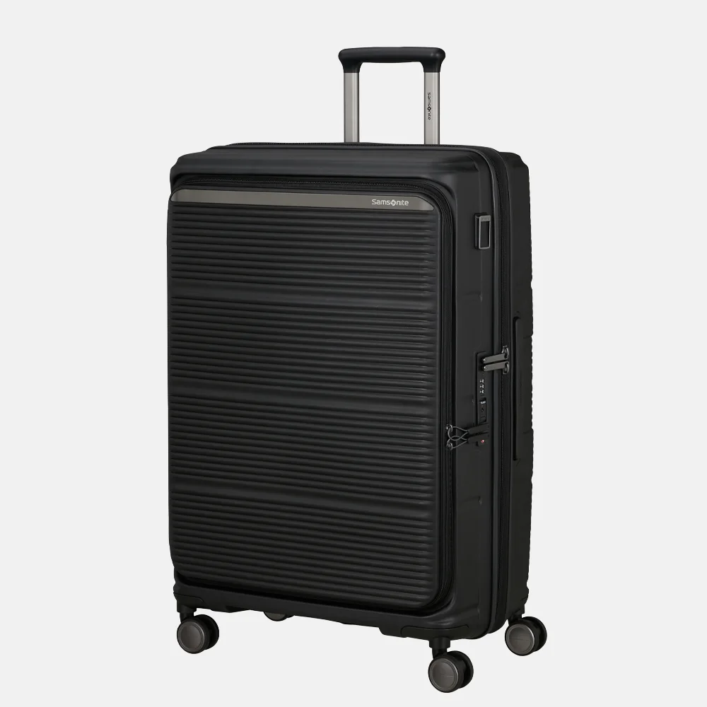 Samsonite Paralux HS Spinner reiskoffer expendable 75 cm black bij Duifhuizen