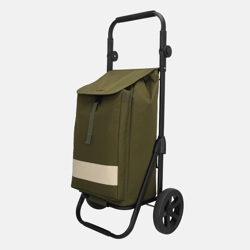 Beagles boodschappentrolley olijfgroen bij Duifhuizen