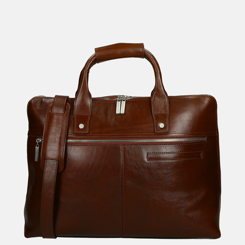 Claudio Ferrici laptoptas 13 inch brown