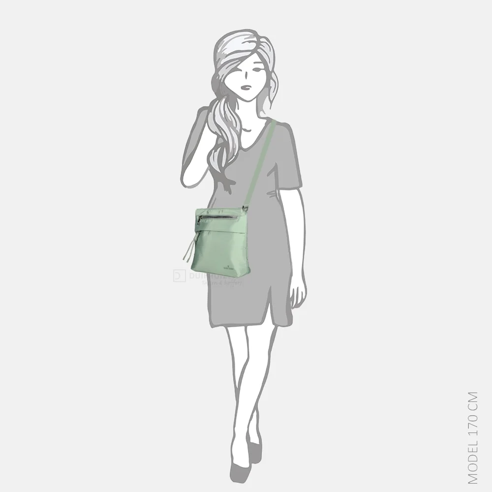 Enrico Benetti Janice crossbody tas mint bij Duifhuizen