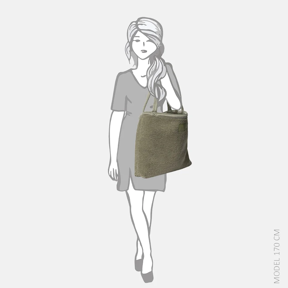 Studio Noos teddy mom bag shopper Joolz-editie army bij Duifhuizen