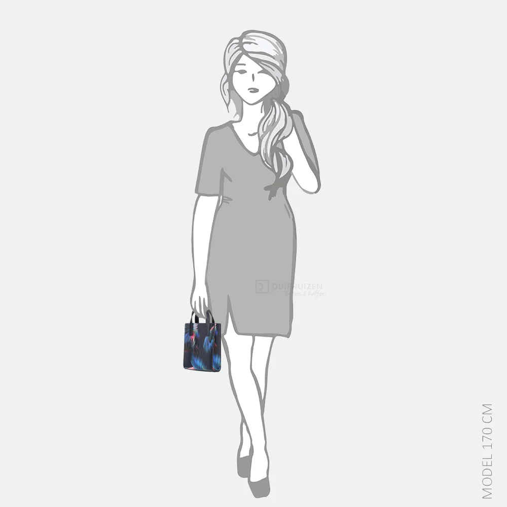 Ted Baker Feacon shopper navy bij Duifhuizen