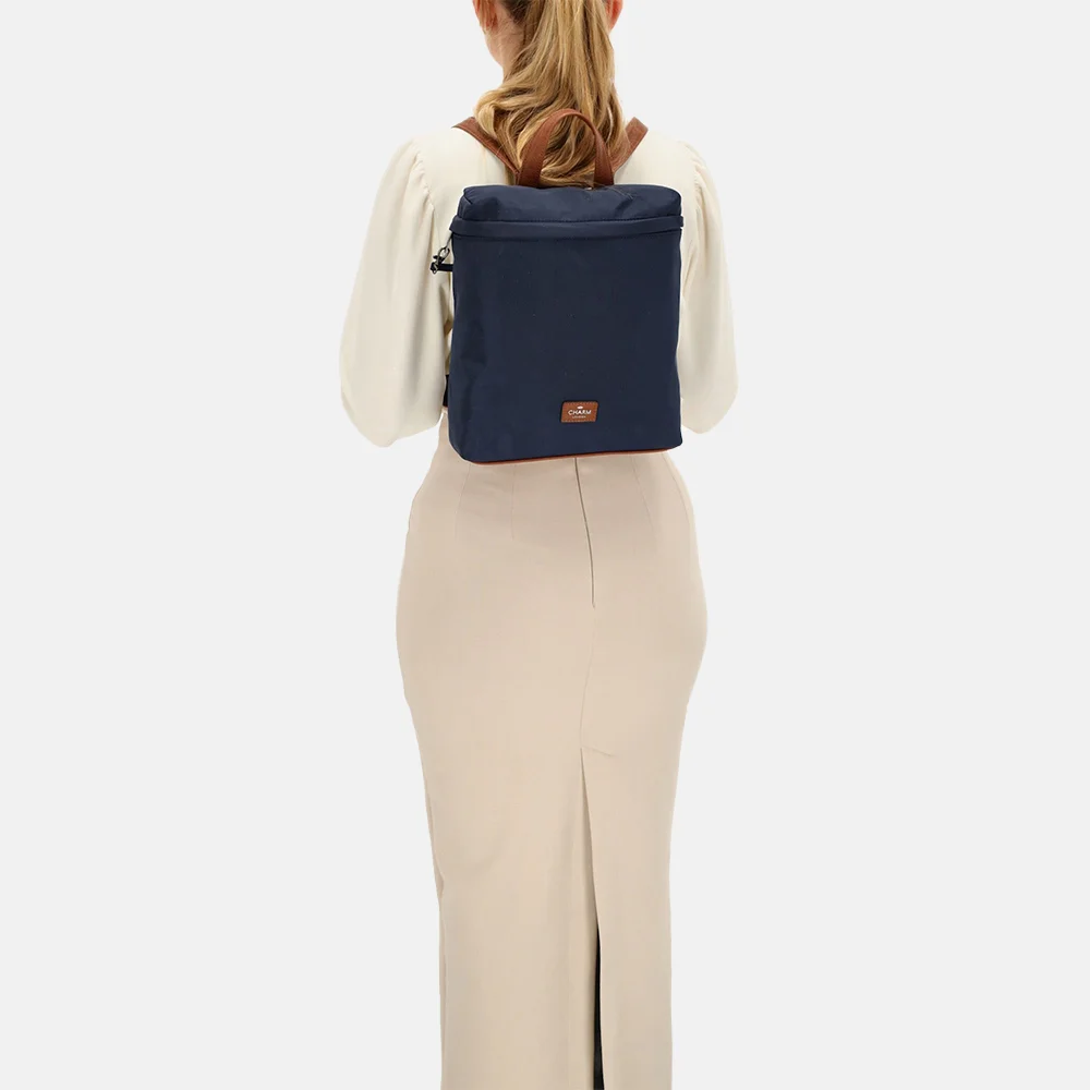 Charm London Buckingham rugzak S blauw bij Duifhuizen