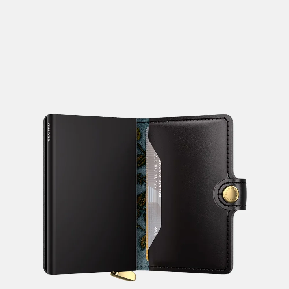 Secrid Premium Miniwallet Stitch pasjeshouder floral black bij Duifhuizen