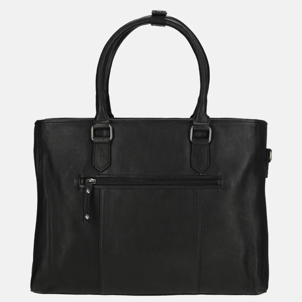 Berba Lucca laptoptas/shopper black bij Duifhuizen
