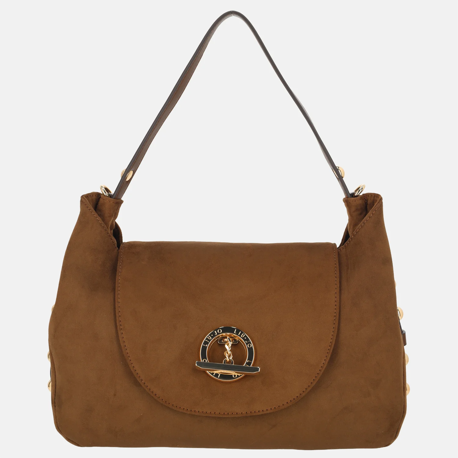 Liu Jo Gerona handtas top handle M tabacco bij Duifhuizen