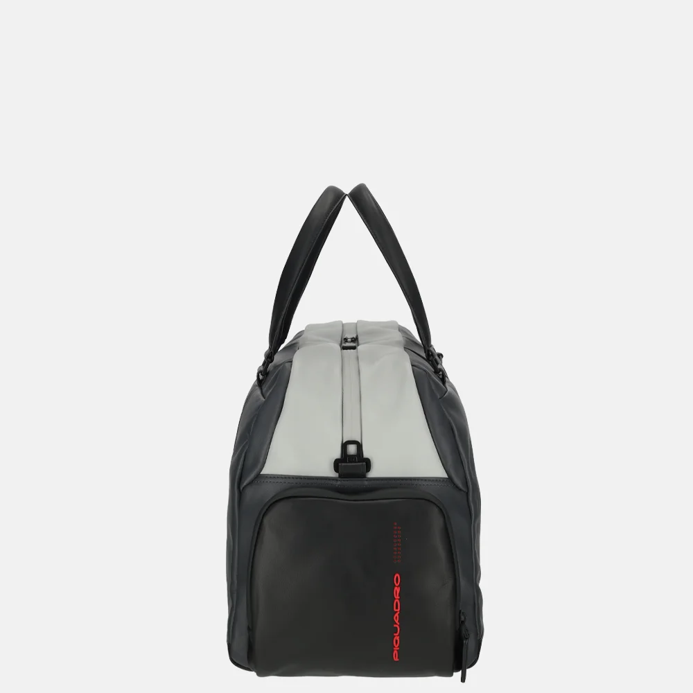 Piquadro Urban weekendtas grey nero bij Duifhuizen