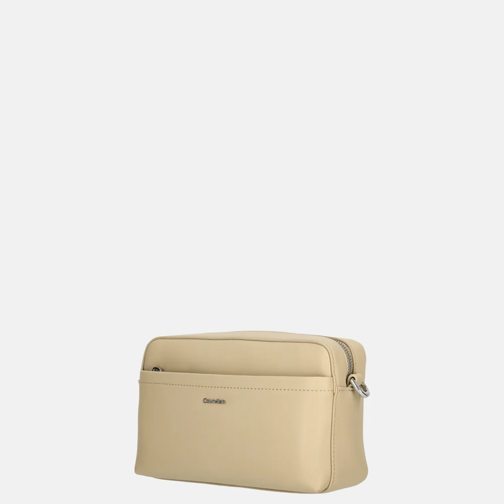 Calvin Klein must convertible camera bag crossbody tas crockery bij Duifhuizen