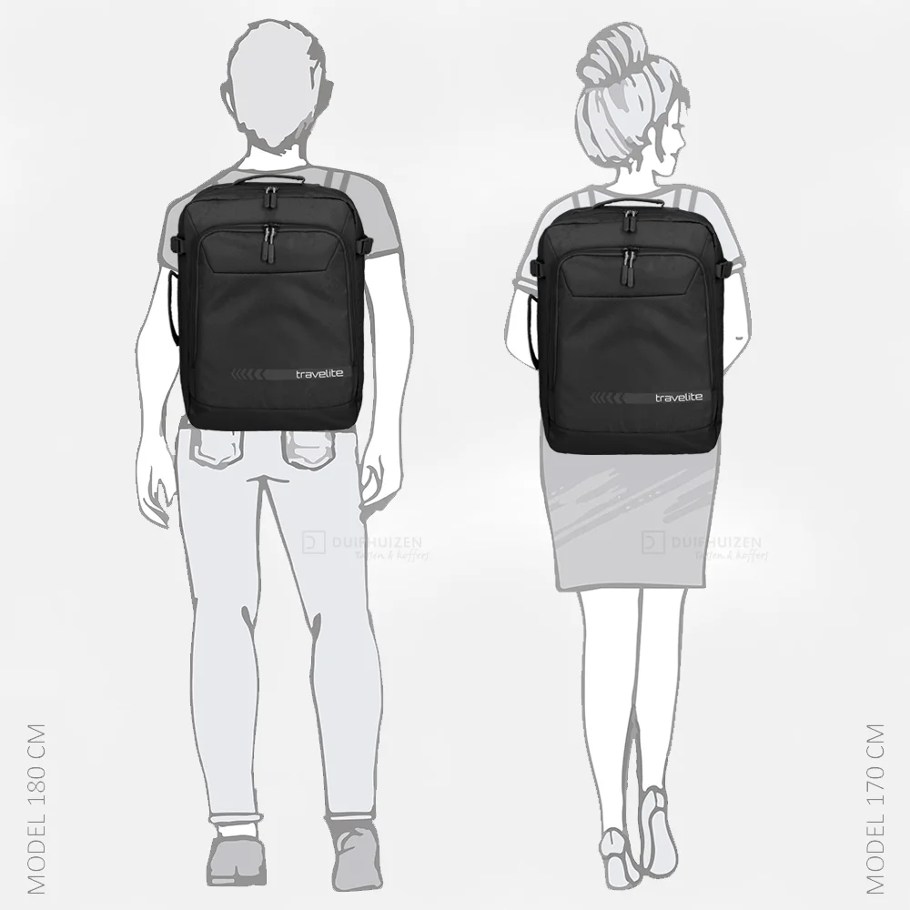 Travelite Kick Off rugzak black bij Duifhuizen