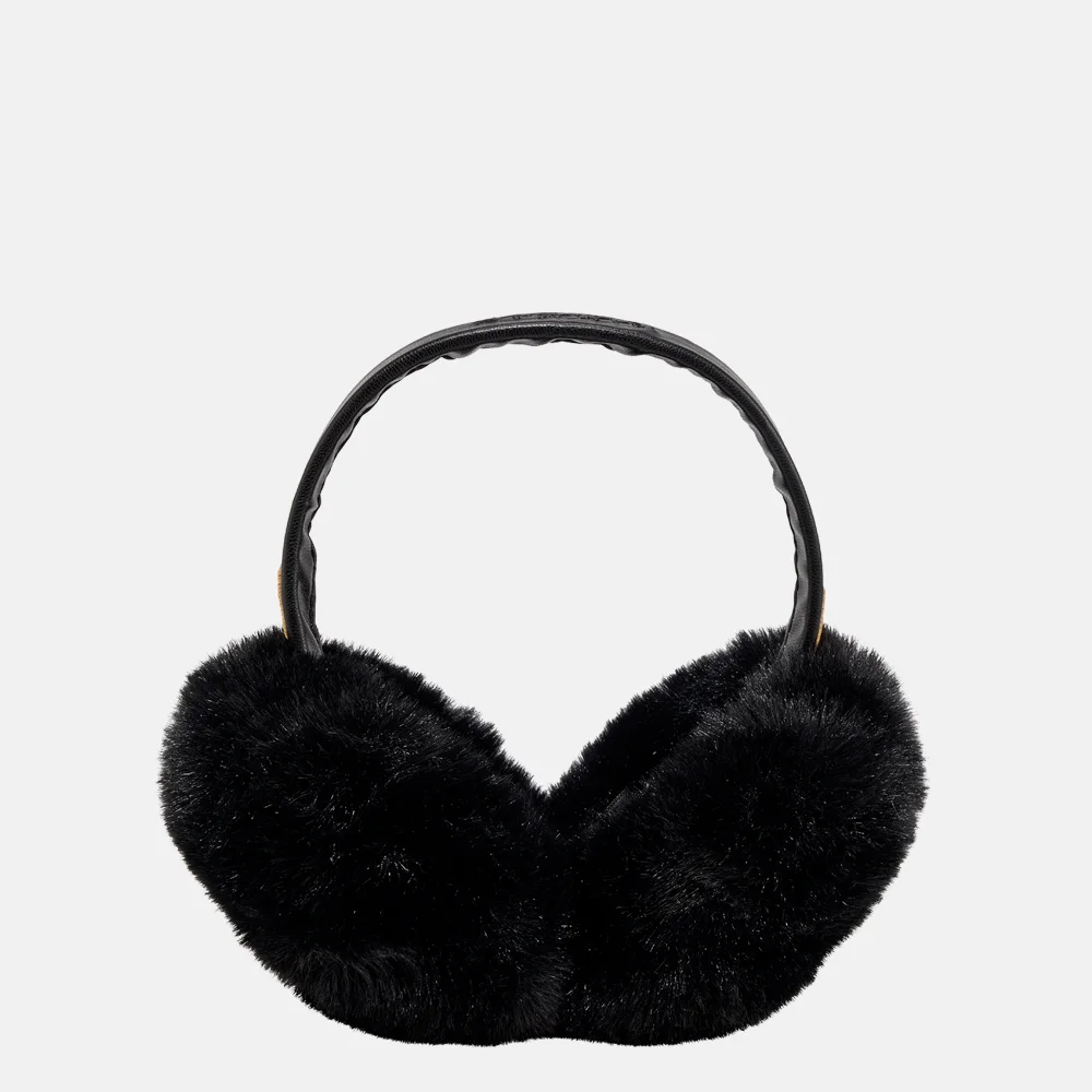 Nikkie Nineve muts oorwarmers black bij Duifhuizen