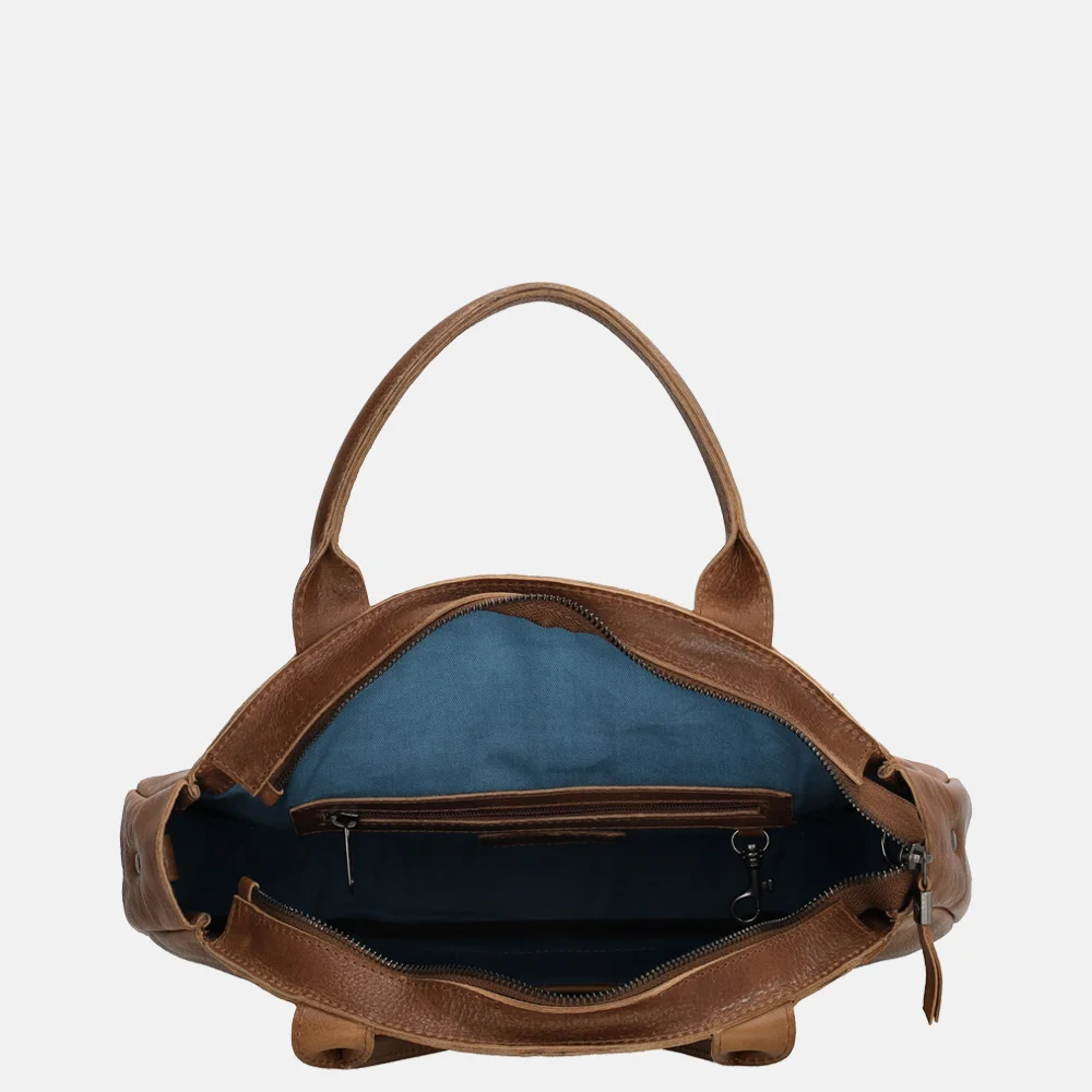 Micmacbags Cote Azur handtas camel bij Duifhuizen