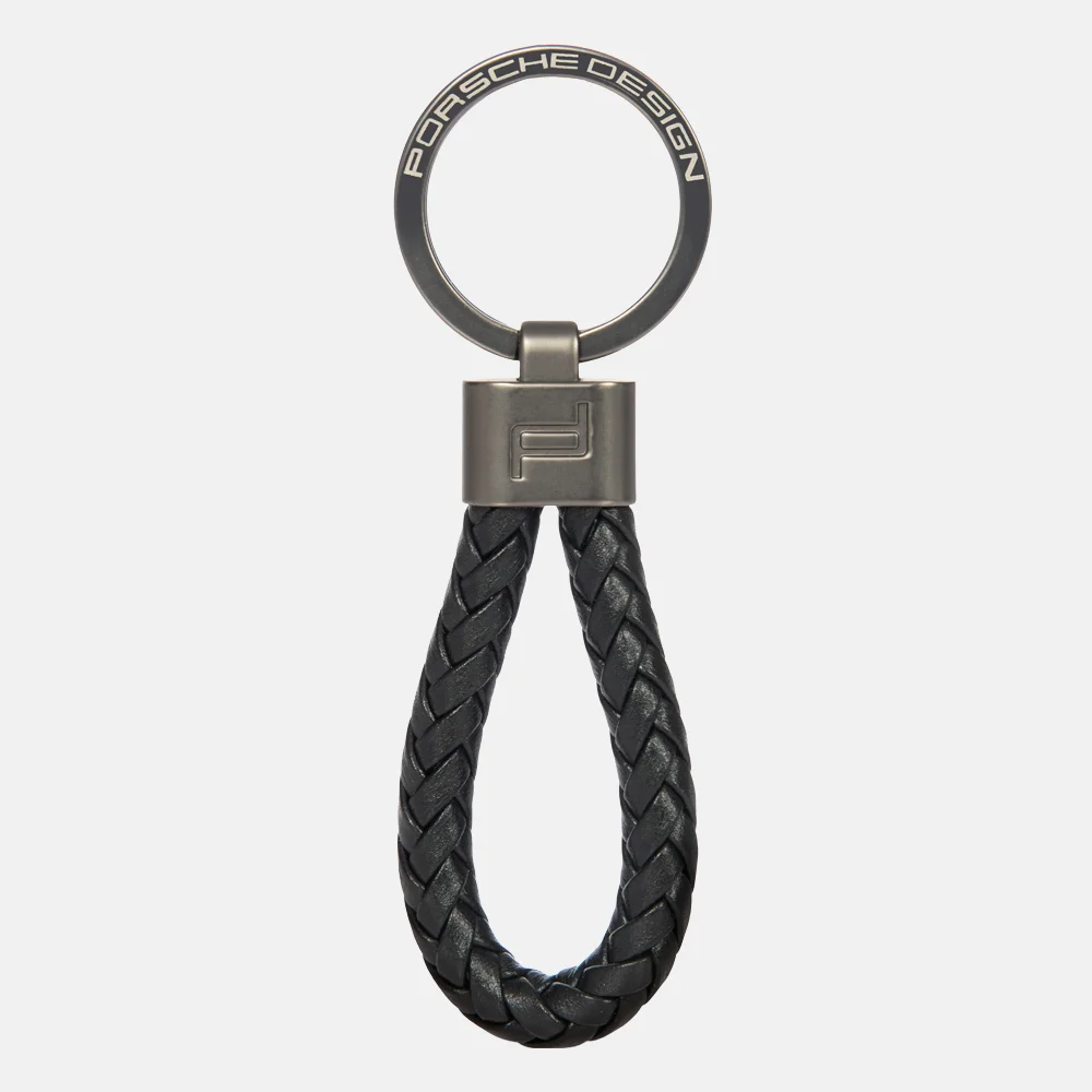 Porsche Design sleutelhanger leer nero bij Duifhuizen