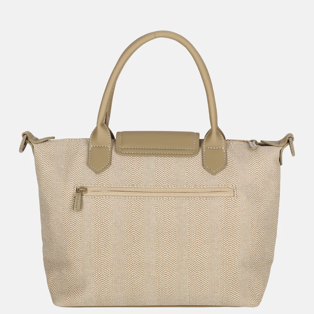 David Jones handtas M oatmeal beige bij Duifhuizen
