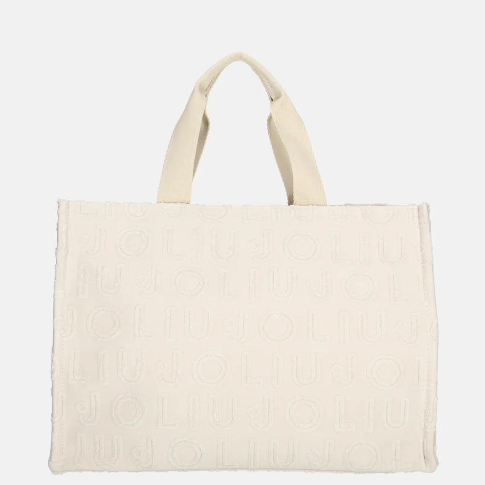 Liu Jo Jacquard handtas L champagne bij Duifhuizen