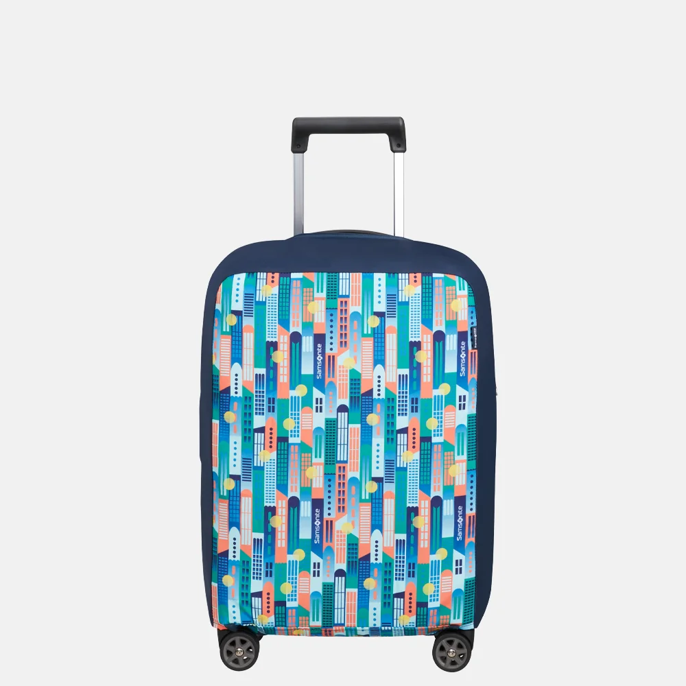 Samsonite TA Revolution kofferhoes S 55 cm city print multi