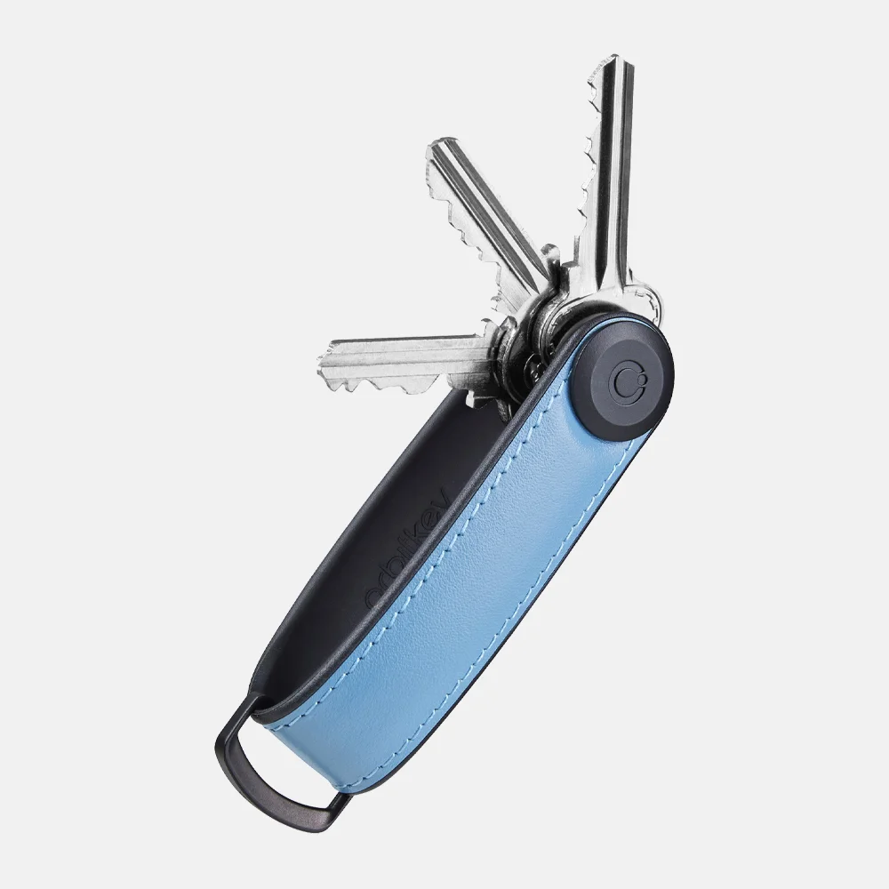Orbitkey Hybrid Leather sleutelhanger lake blue