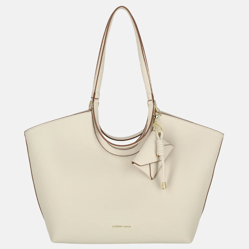 Laurent David Estee handtas/shopper white