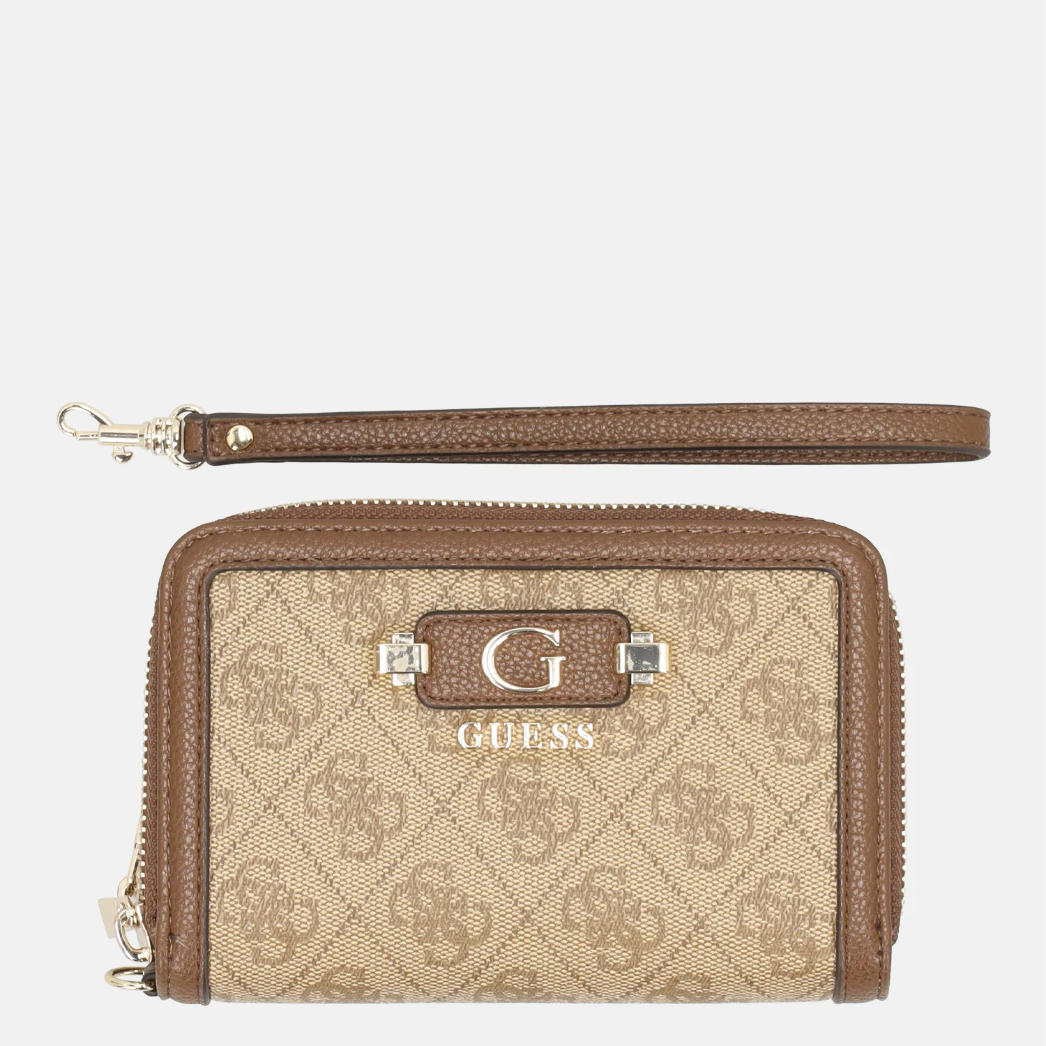 Guess Lindsey portemonnee latte logo