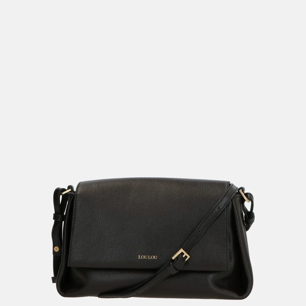 Loulou Essentiels Fleur crossbody tas chocolate torte