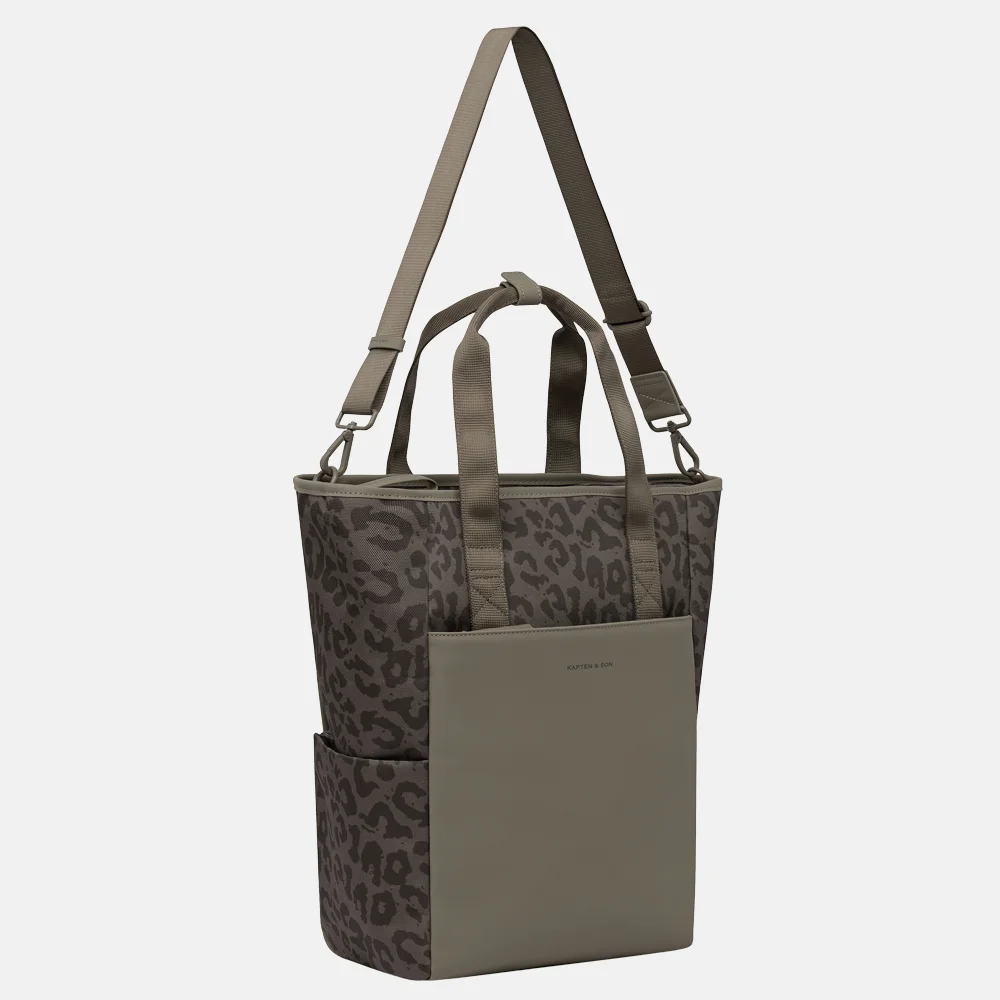 Kapten & Son Lindby Pro laptoprugzak dark brown bij Duifhuizen