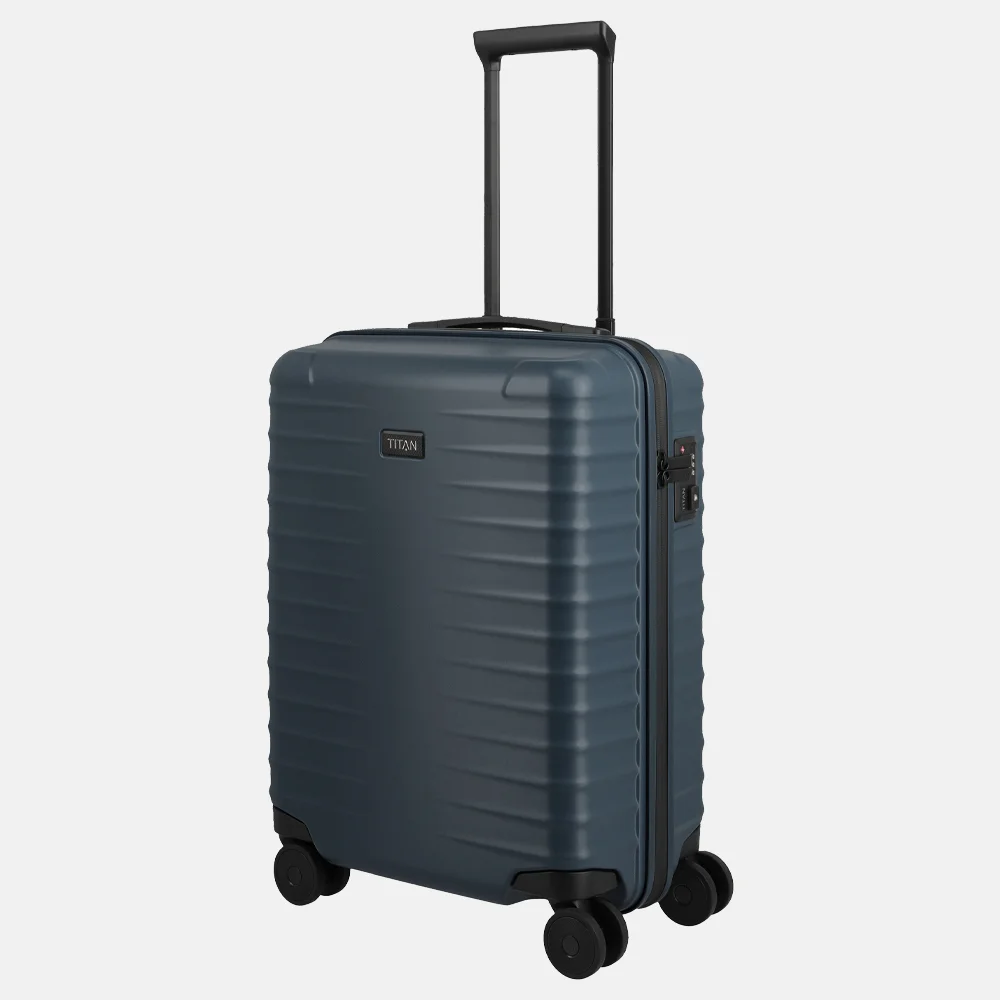 Titan Upgrade handbagage koffer 55 cm midnight blue bij Duifhuizen