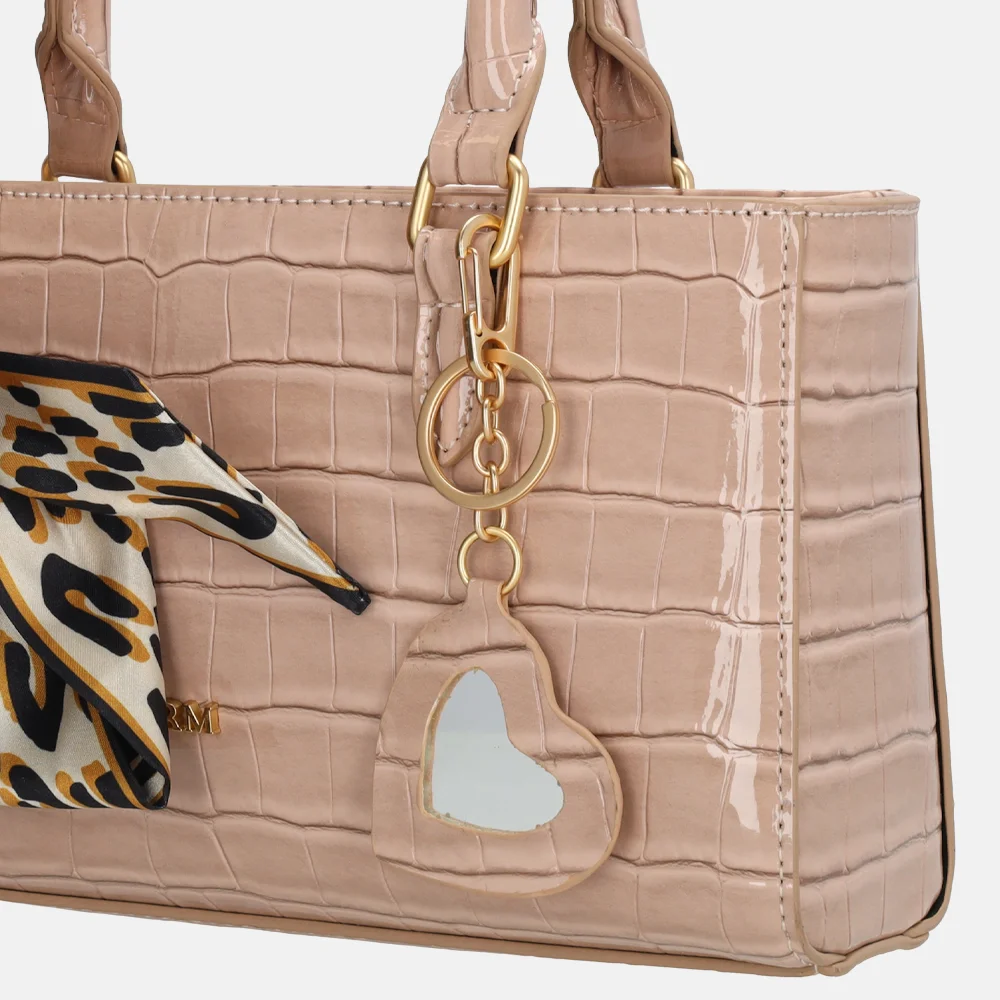 Charm London Knightbridge handtas oudroze bij Duifhuizen