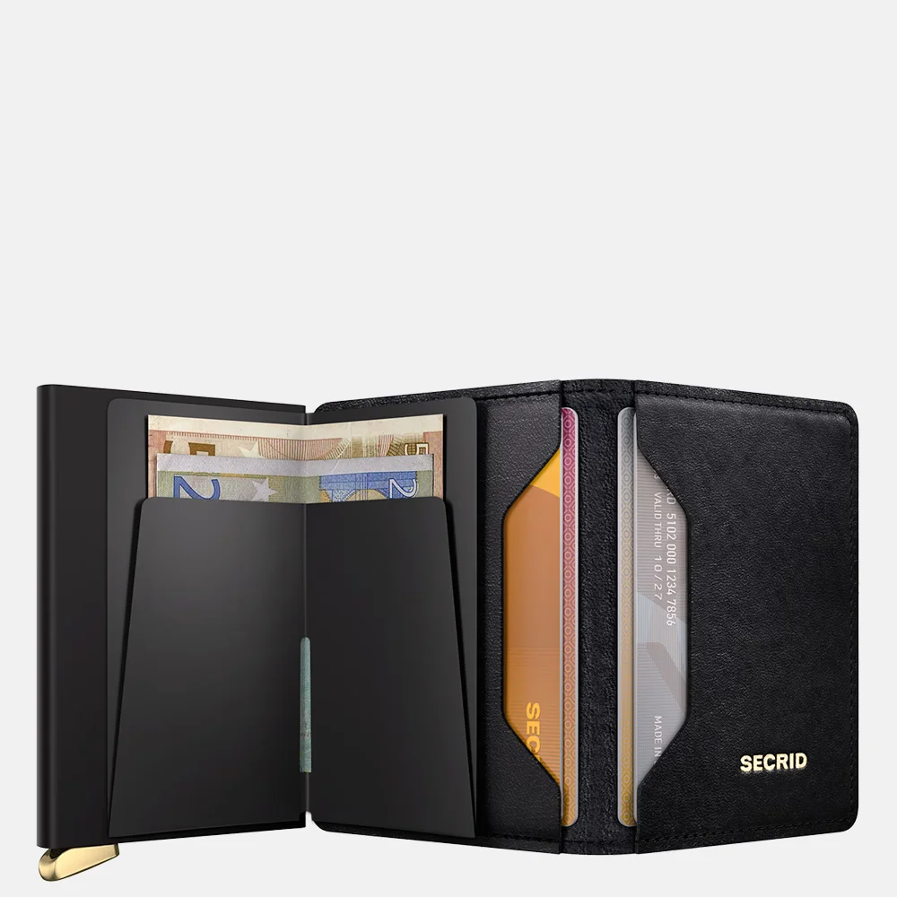 Secrid Premium Slimwallet pasjeshouder Emboss Diamond Black + bij Duifhuizen