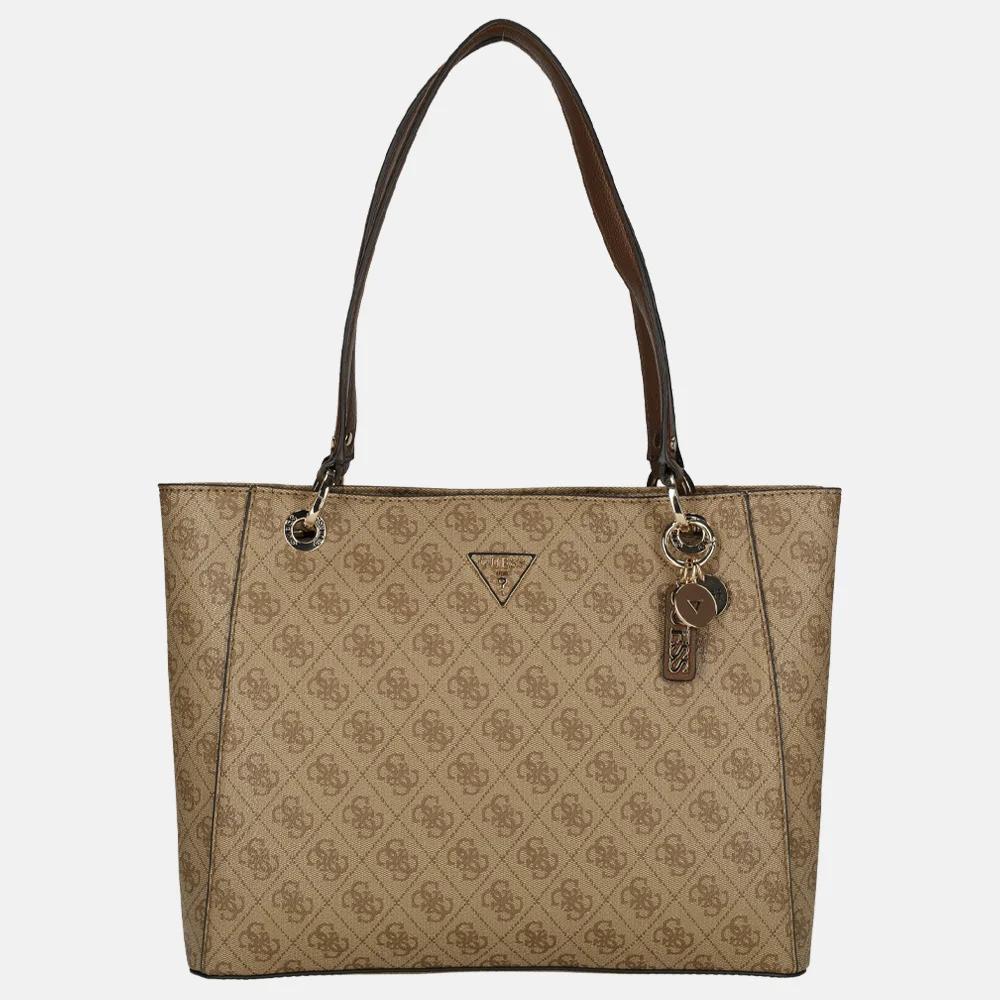 Guess Noelle schoudertas latte logo/brown