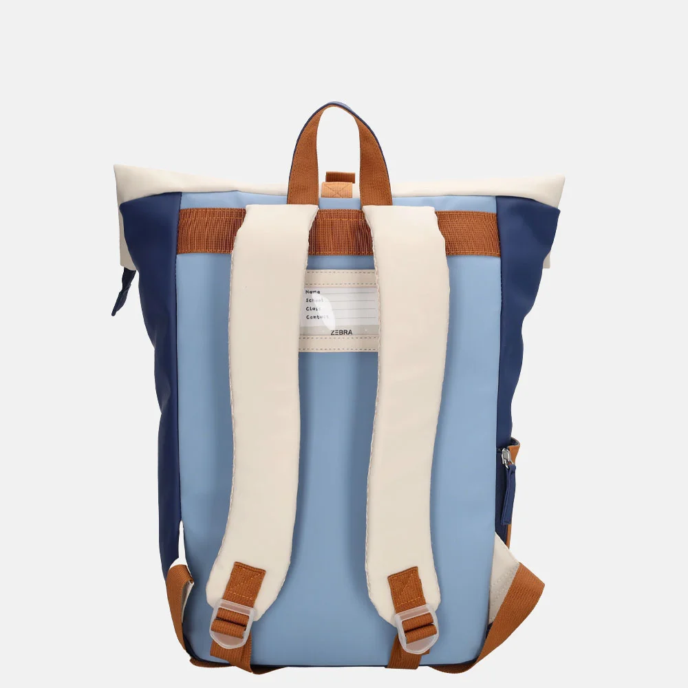 Zebra Trends Scott kinderrugzak  middenblauw bij Duifhuizen