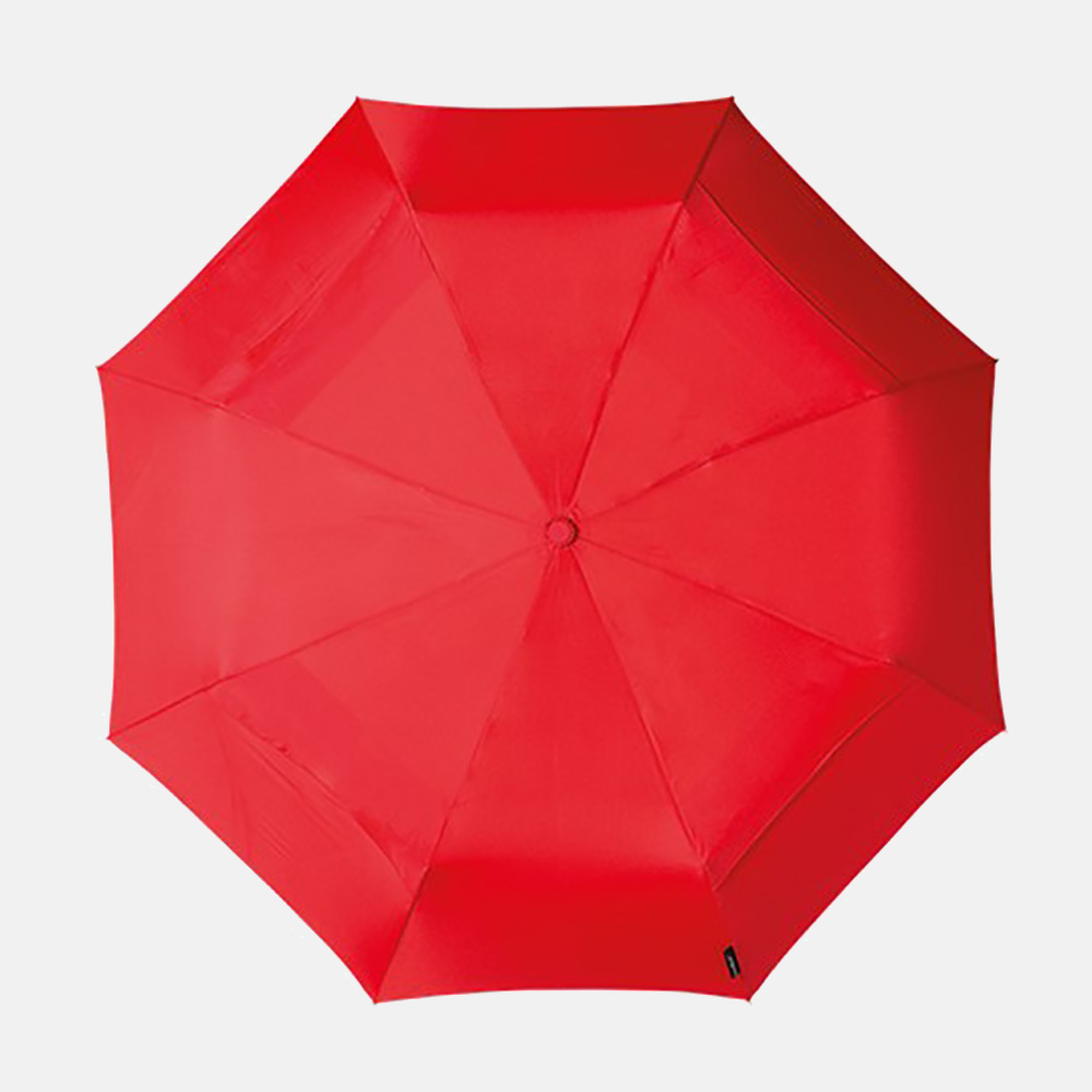 Impliva ECO miniMAX opvouwbare paraplu red bij Duifhuizen