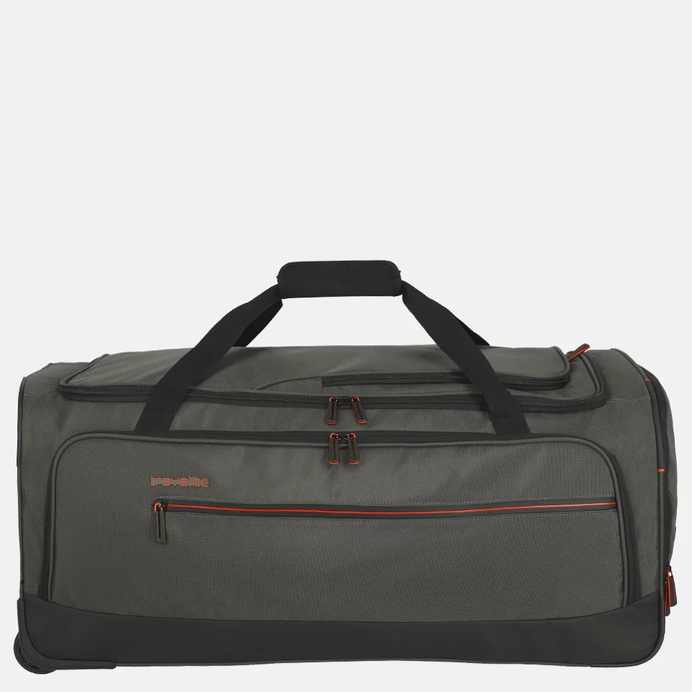 Travelite Crosslite 5.0 reistas op wielen L dark olive