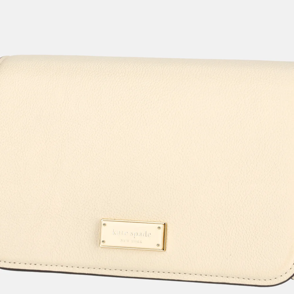 Kate Spade Liv Flap handtas milk glass bij Duifhuizen