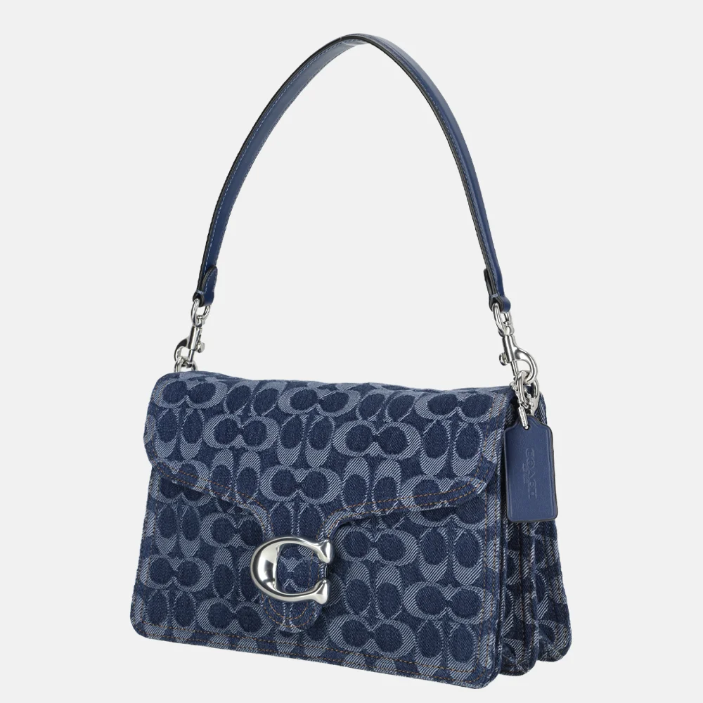 Coach Tabby Chain schoudertas deep blue multi bij Duifhuizen