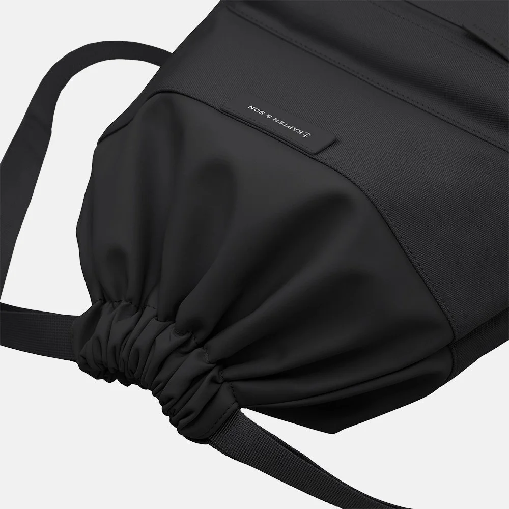 Kapten & Son Storberg rugzak all black bij Duifhuizen
