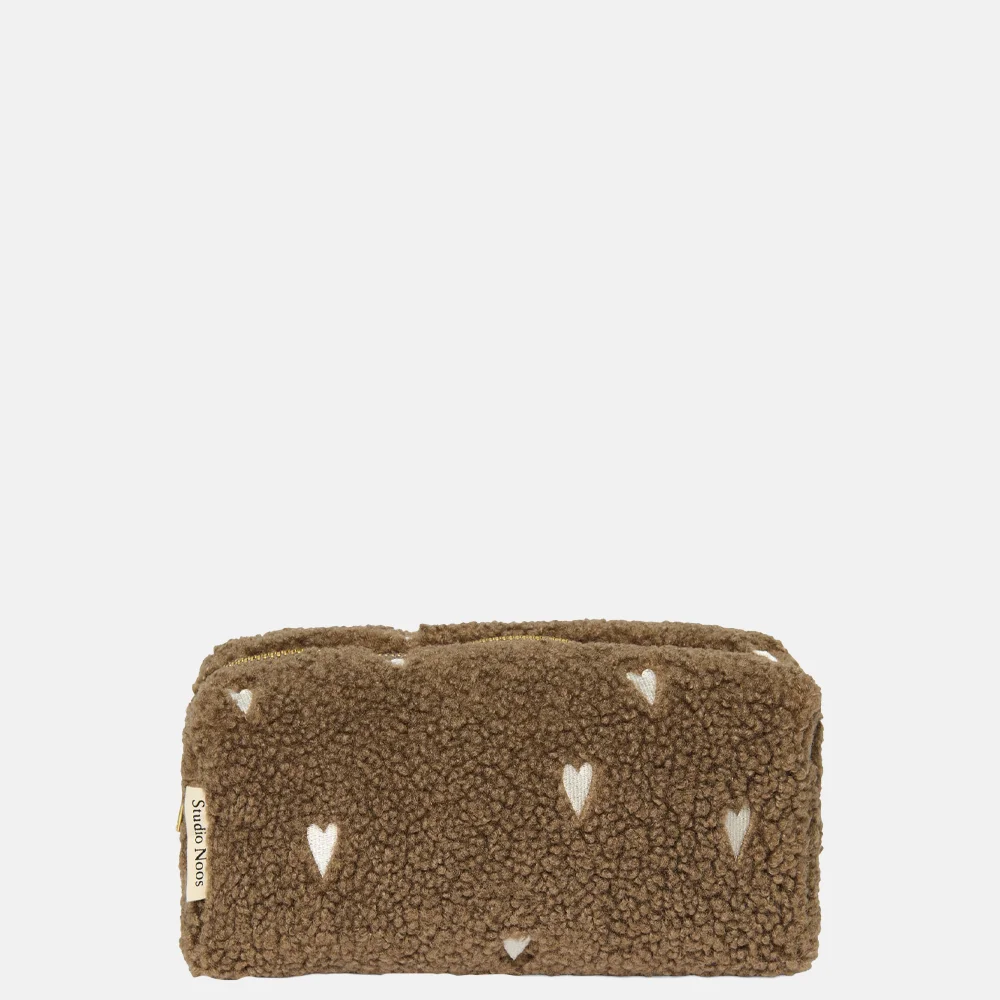 Studio Noos pouch toilettas teddy brown