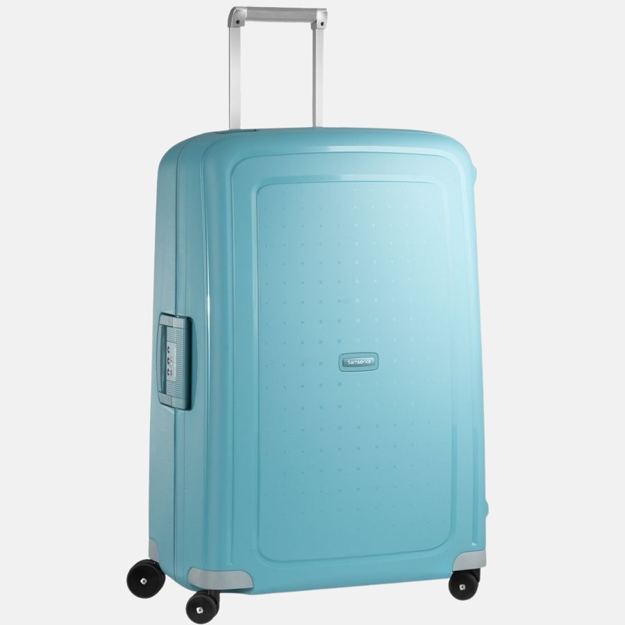 Samsonite S'Cure spinner 75 cm aqua blue bij Duifhuizen