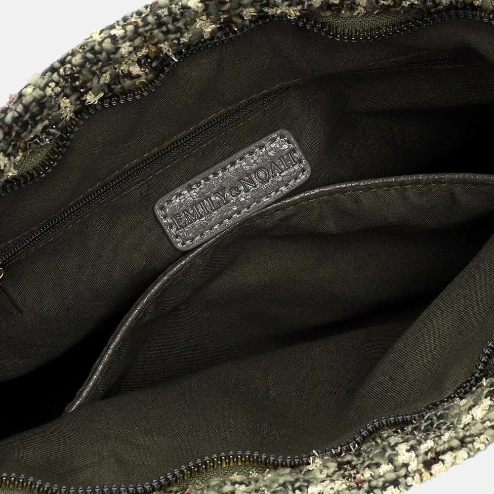 Emily & Noah Hannelore schoudertas olive bij Duifhuizen