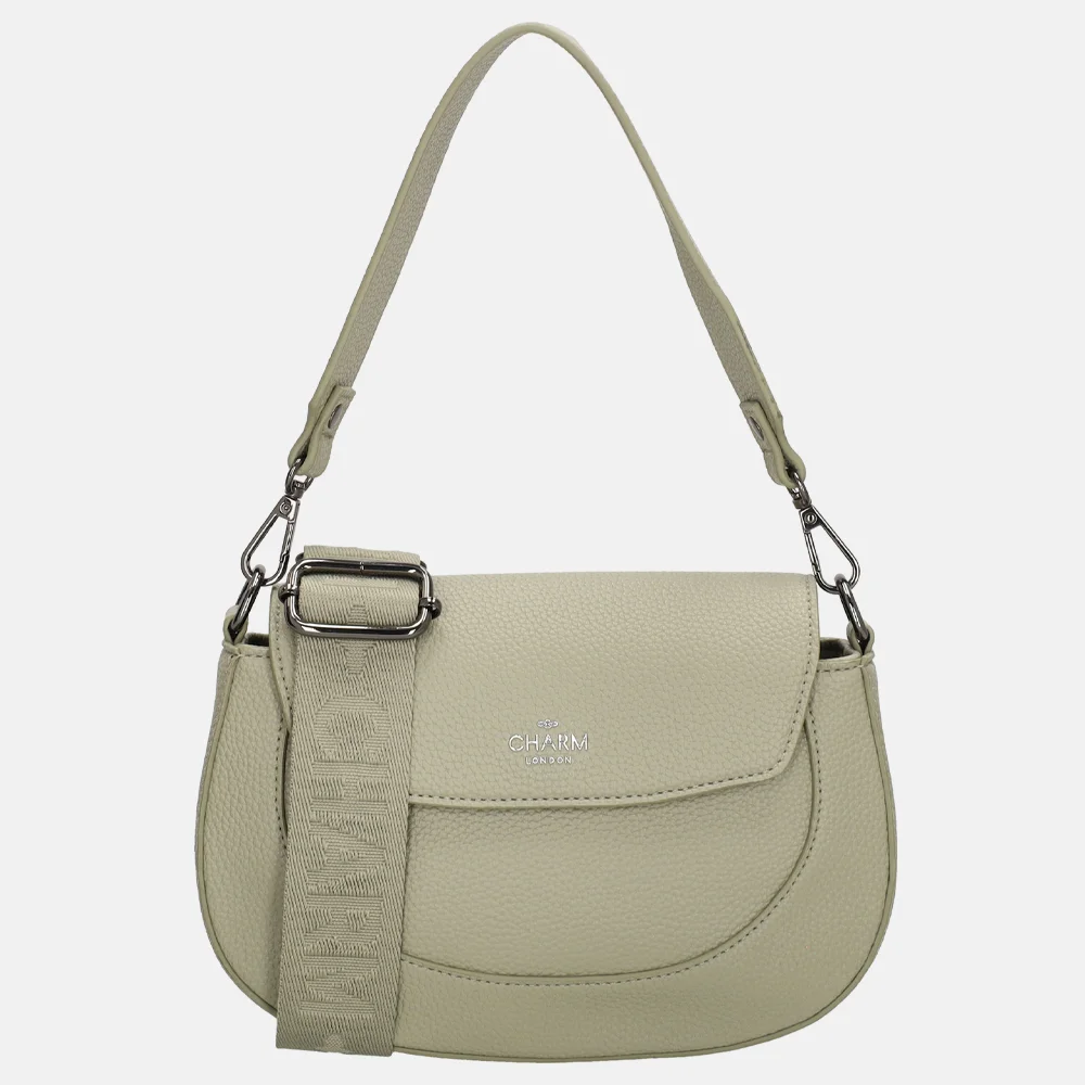 Charm London Montmartre crossbody tas lichtgroen