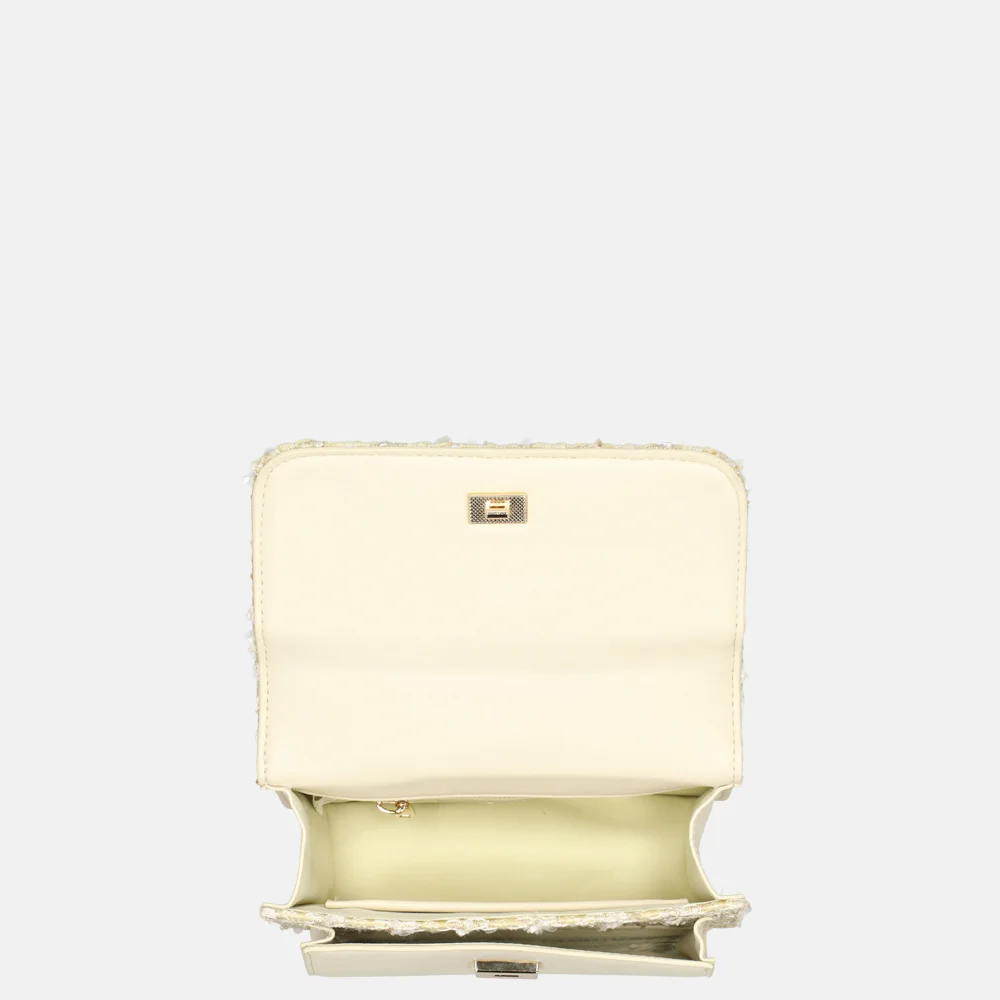 Bulaggi Carly crossover crossbody tas creme bij Duifhuizen