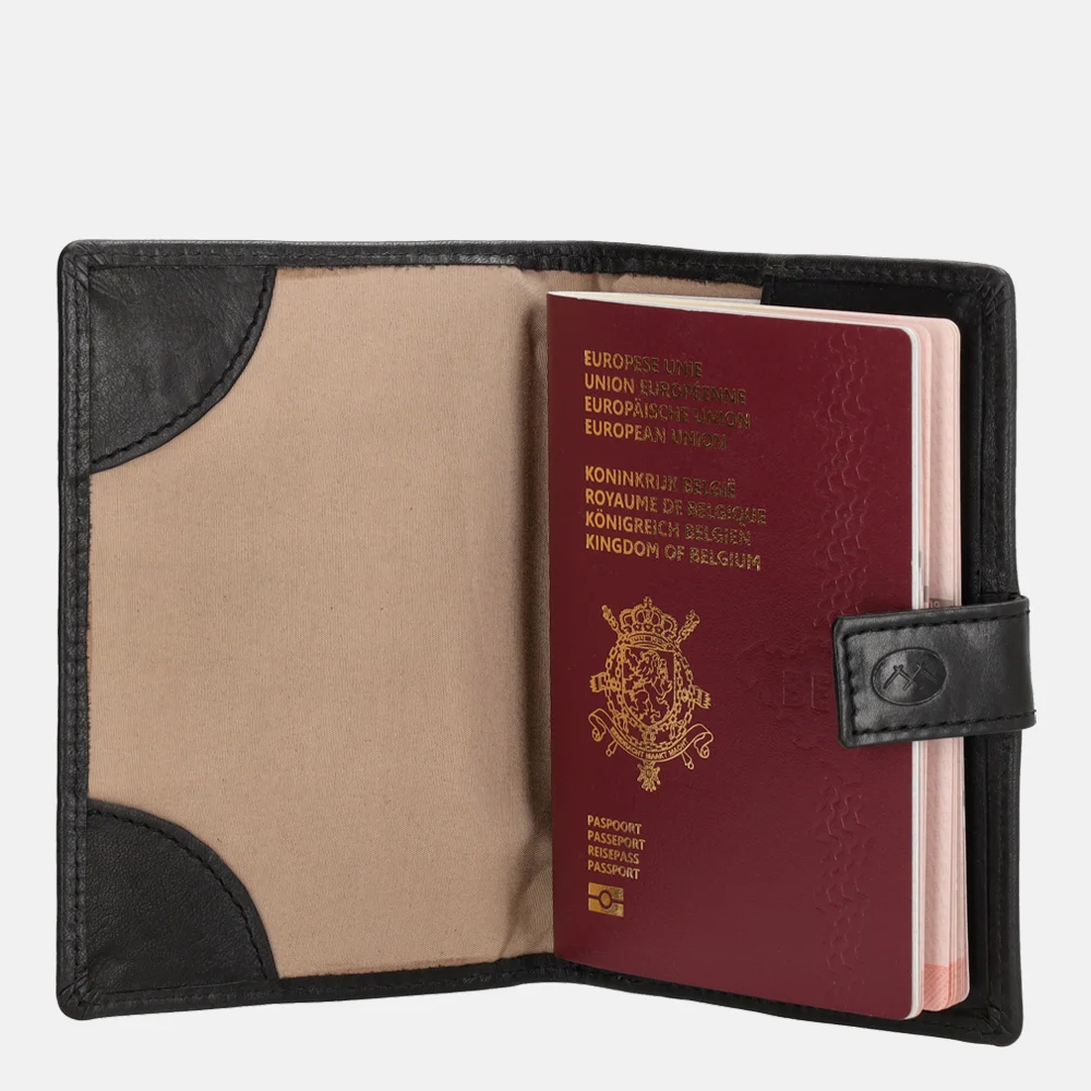 Micmacbags Everyday paspoorthoes zwart bij Duifhuizen