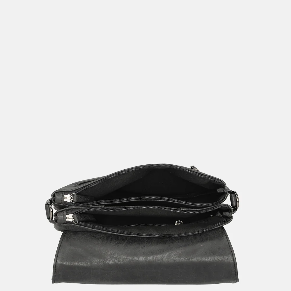 Enrico Benetti Stacey crossbody tas zwart bij Duifhuizen