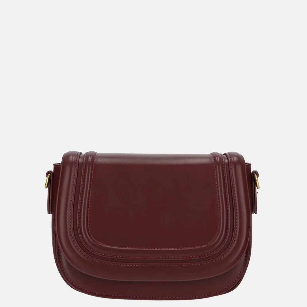 Firenze crossbody tas burgundy bij Duifhuizen