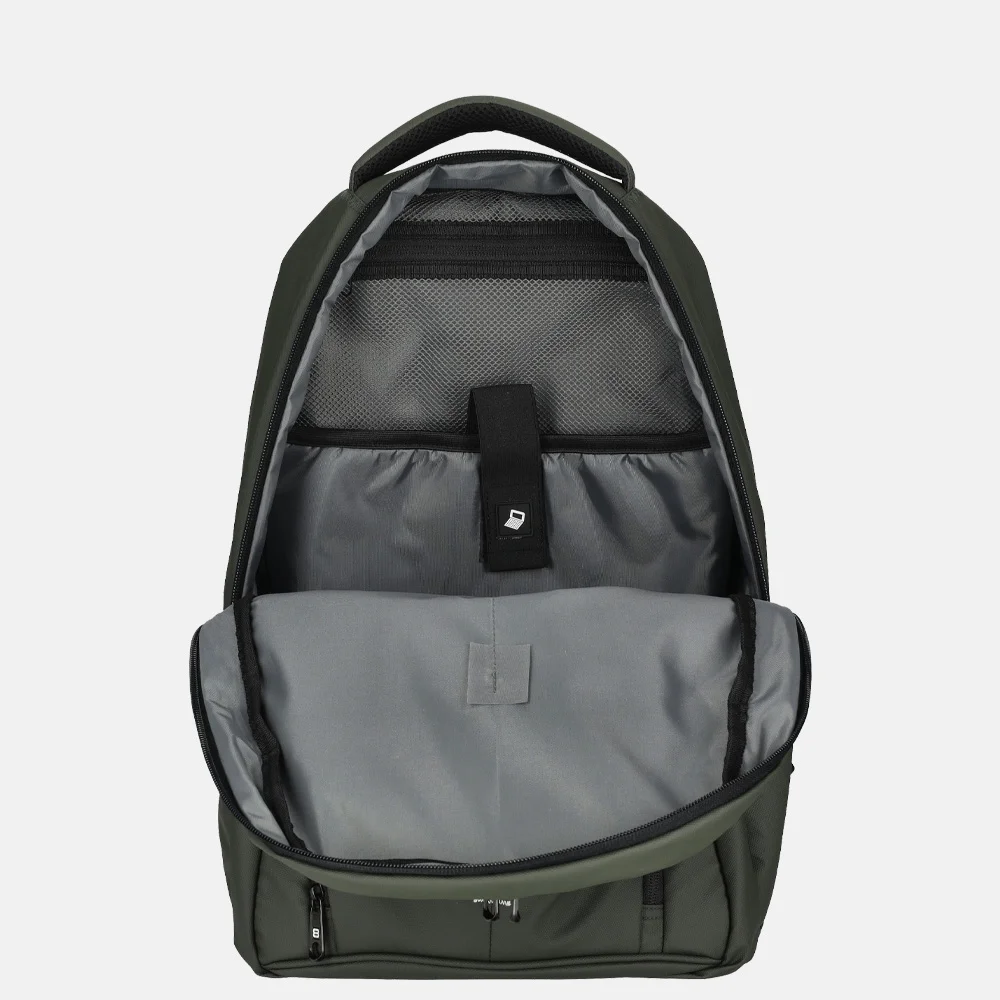 Enrico Benetti Northem laptoprugzak 15 inch olijfgroen bij Duifhuizen