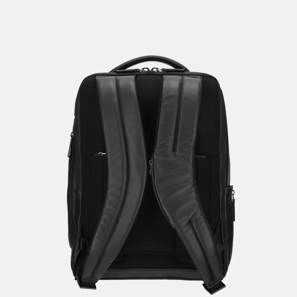 Piquadro Urban laptoprugzak 14 inch nero bij Duifhuizen