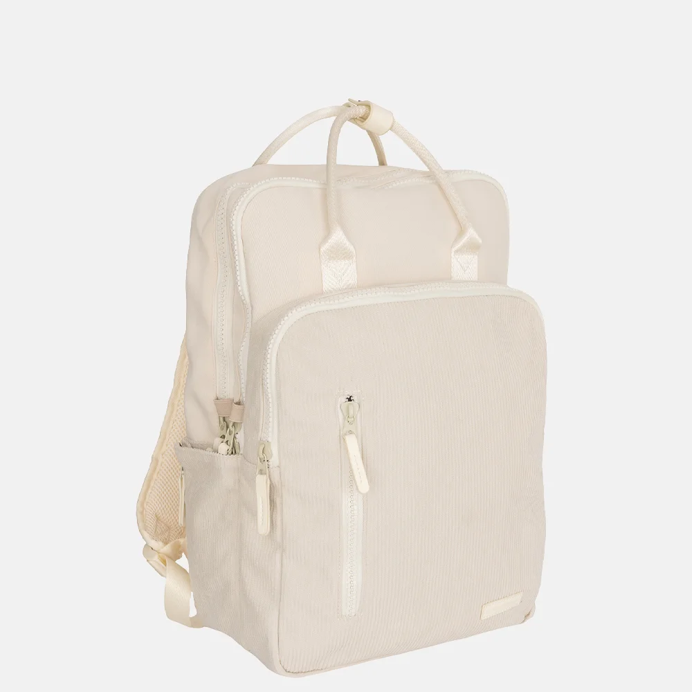New Rebels Milwaukee rugzak ribby beige bij Duifhuizen