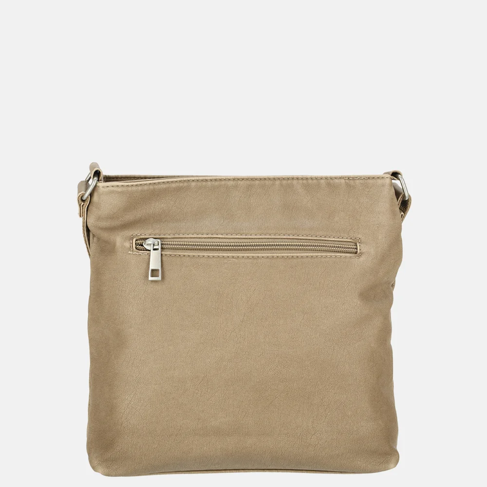Enrico Benetti Harper crossbody tas middentaupe bij Duifhuizen
