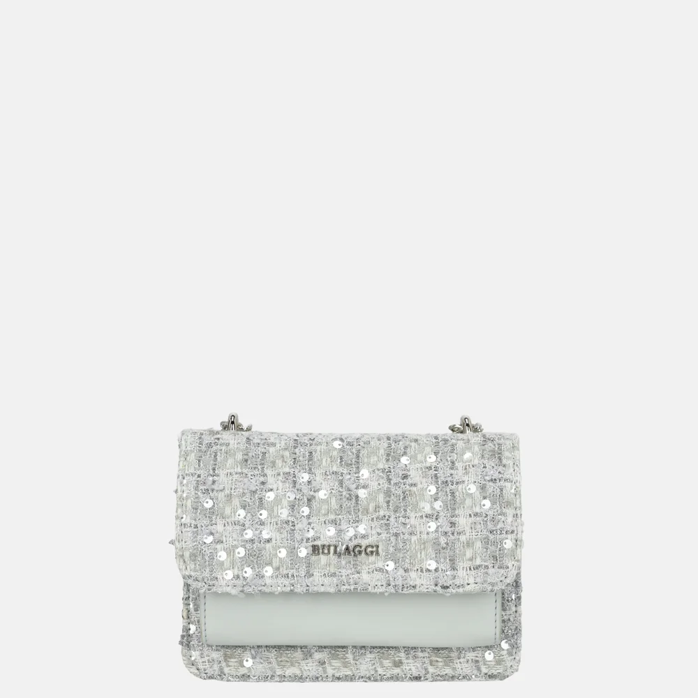 Bulaggi Carly crossover crossbody tas zilver bij Duifhuizen