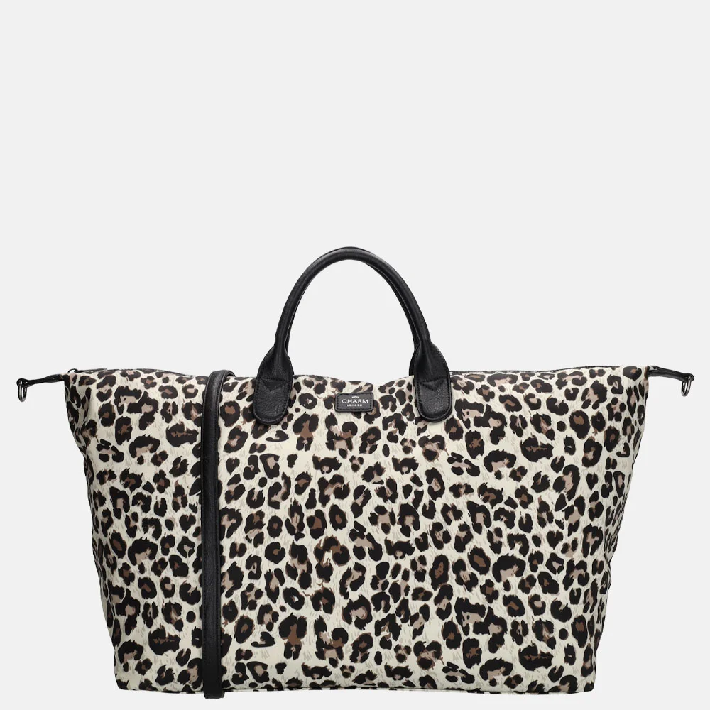 Charm London Buckingham weekendtas luipaard