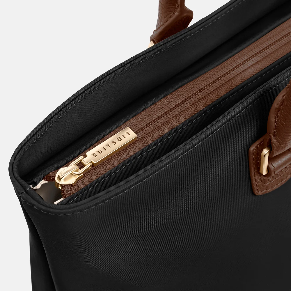 SUITSUIT Serenity Daily Tote schoudertas 16 inch black olive bij Duifhuizen