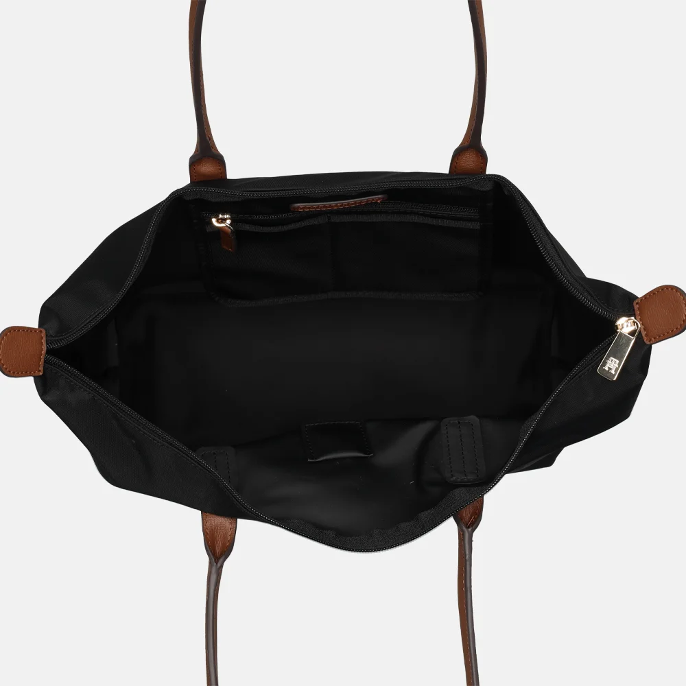 Tommy Hilfiger Popette tote shopper black bij Duifhuizen